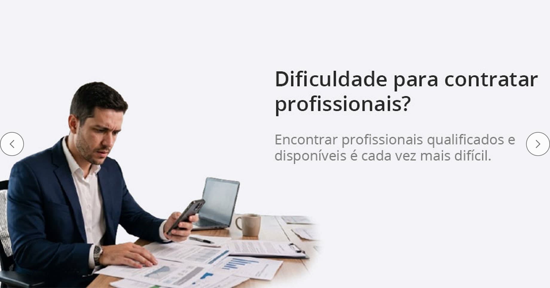 Dificuldade para contratar profissionais? Encontrar profissionais qualificados e disponíveis é cada vez mais difícil.